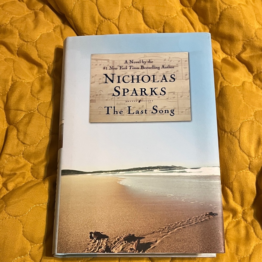 Nicholas Sparks 'The Last Song' Hardcover Book
